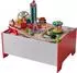 Teamson Kids Florida Freizeitpark Spieltisch mit Eisenbahn & 6 Mini-Spielen (T-AT-0006-00A)