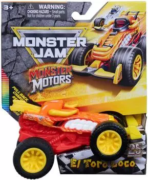 Monster Jam Monster Motors El Toro Loco Rev Up Monster Truck 1:64 (6076680)