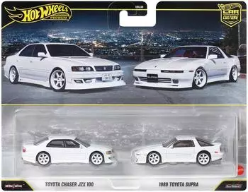 Hot Wheels Car Culture Touge 2er-Pack Toyota Chaser JZX100 & Supra 1:64 (JHW57)