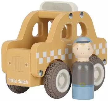 Little Dutch Holz-Taxi - personalisierbar |