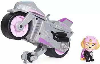 Paw Patrol Moto Pups Skye Spielzeugfahrzeug mit Rückzugmotor & Wheelie-Funktion (6060223)