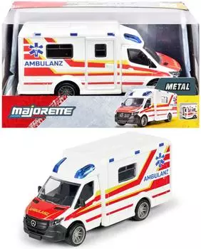 Majorette Mercedes-Benz Sprinter Ambulance Spielzeugauto, Metall, 15cm (8503712005)