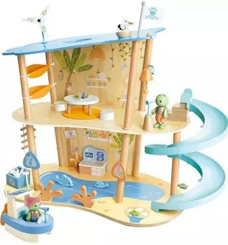 HaPe Ocean Rescue Playset, Holz, ab 3 Jahren (E3419)