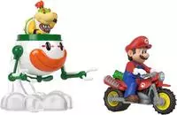 Hot Wheels Spielzeug-Motorrad "Super Mario, Mario auf seinem Motorrad und...
