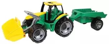 Lena GIGA TRUCKS Traktor mit Schaufel und Anhänger