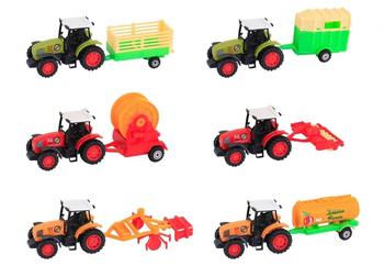 The Toy Company MW D/C Traktor mit Anhänger sortiert, 1 Stück