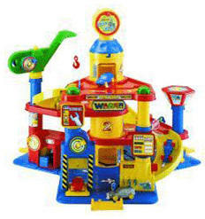 Wader Quality Toys Wader ParkTower mit 4 Ebenen und Autos (51000)