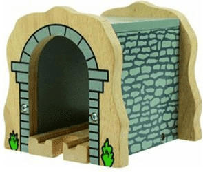Bigjigs Toys Tunnel für Holzeisenbahn grau (BJT120)