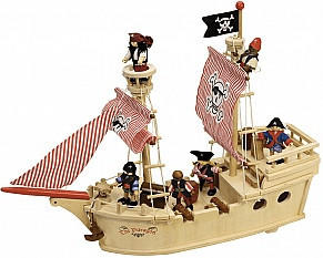 John Crane Tidlo Small World - The Paragon Pirate Ship (T0094)