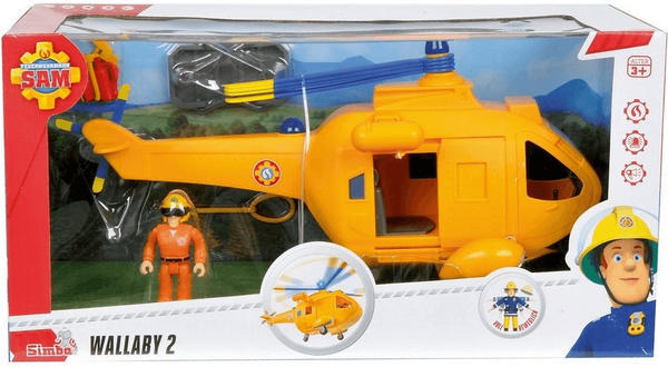 Simba Feuerwehrmann Sam - Hubschrauber Wallaby II mit Figur