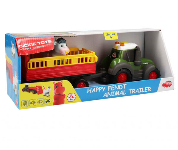 Dickie Toys Happy Massey Ferguson Animal Trailer Traktor Spielzeugauto Spielzeug 