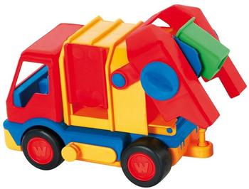 Wader Quality Toys BASICS Müllwagen mit 2 Mülltonnen (36165)
