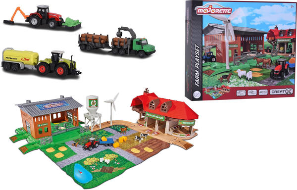 Simba Creatix Big Farm + 5 vehicles (212050026)