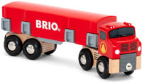 Ravensburger 33657, Ravensburger World Holztransporter mit Magnetladung (rot)
