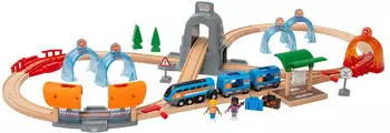 Brio World - Smart Tech Sound Action Tunnel Reisezug Set (33972)