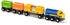 Brio Güterzug mit drei Waggons