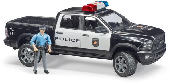 Bruder RAM 2500 Polizei Pickup mit Polizist (02505)
