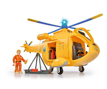 Simba Feuerwehrmann Sam Hubschrauber Wallaby II mit Figur (9251002)