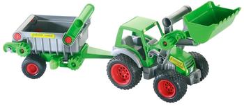 Wader Quality Toys Wader FARMER Traktor mit Frontlader und Kipper (39172)