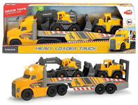 Dickie Toys 203729012, Dickie Toys Schwertransporter Mack Heavy Loader Truck mit 2