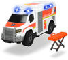 Dickie Toys 203306002, Dickie Toys Dickie Krankenwagen und Trage mit Licht und Sound