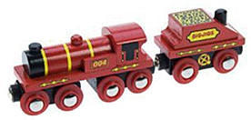 Bigjigs Red Engine Coal Tender (BJT418)