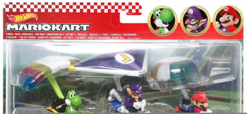 Hot Wheels Mario Kart Glider 3er-Pack (HDB38)