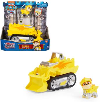 Paw Patrol Rescue Knights - Rubble Deluxe Vehicle