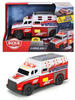 Dickie Toys 203302013, Dickie Toys Dickie Ambulance Car mit Licht und Sound Rot/Weiss