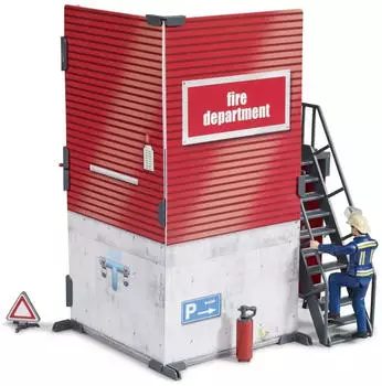 Bruder bworld Feuerwehrstation mit Feuerwehrmann (62702) Bruder bworld Feuerwehrstation mit Feuerwehrmann (62702)