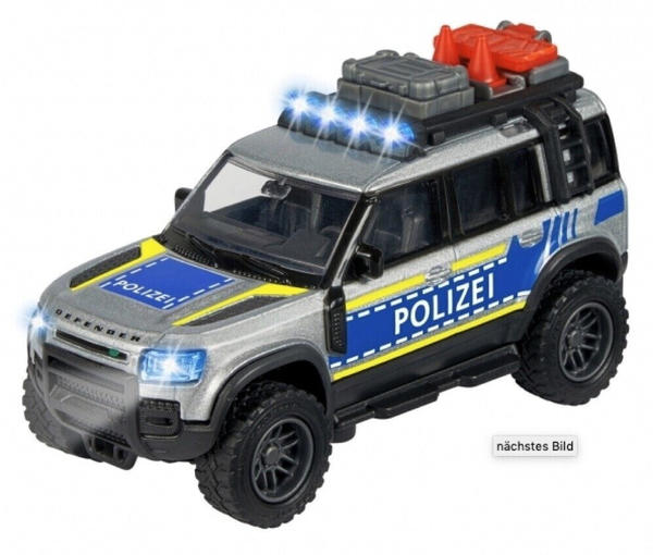 Majorette Land Rover Defender Polizei silber/blau (213712000)