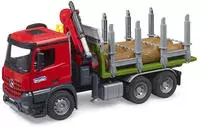 bruder 3669, Bruder LKW Modell Mercedes Benz Arocs Holztransporter mit Greifarm
