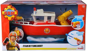Simba Feuerwehrmann Sam Titan Rettungsboot 32cm (109252580)