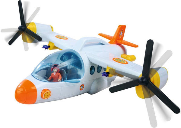 Simba Feuerwehrmann Sam Fire Swift Rettungsflugzeug mit Licht- und Soundeffekten
