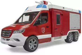Bruder MB Sprinter Feuerwehrrüstwagen mit Licht + Sound Modul (02680) Bruder MB Sprinter Feuerwehrrüstwagen mit Licht + Sound Modul (02680)
