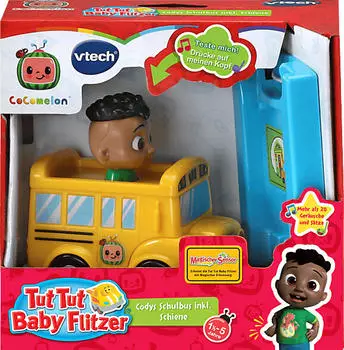 Vtech Tut Baby Flitzer - CoComelon Codys Schulbus inkl. Schiene Flitzer