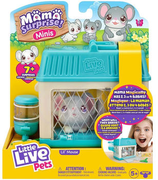 Little Live Pets Mama Surprise Mini Maus-Spielset: Lil‘ Mouse