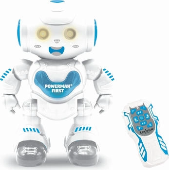 Lexibook Powerman First My first smart Interactive Toy Learning for Kids Dancing plays music Boy Girl white/blue ROB16