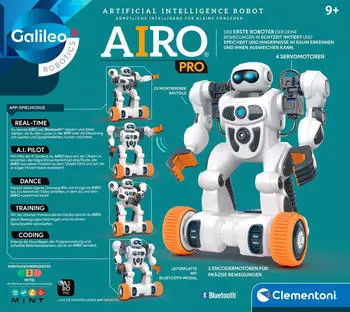 Clementoni Galileo Robotics - AIRO 2.0 – Clementoni Galileo Robotics - AIRO 2.0 vereint Spielspaß mit erstem Technikverständnis