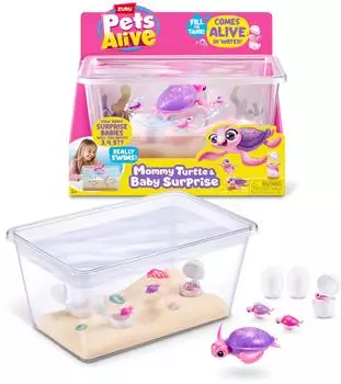 ZURU Pets Alive: Mommy Turtle & Baby Surprise