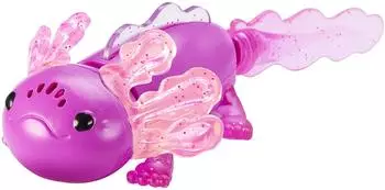 WowWee Ziggy Interaktives Baby Axolotl, magenta, schwimmt & leuchtet auf (3203)