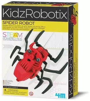 4M KidzRobotix Spinnen-Roboter Bausatz, STEM, ab 8 Jahre (403392)