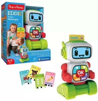 Clementoni Eddie Lernroboter für Kinder, mehrfarbig (ZDNCLEEDU0020)