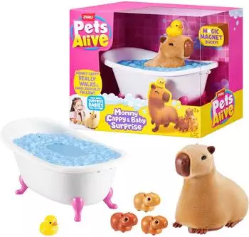 ZURU Pets Alive Mommy Capybara & Baby Surprise (9574)