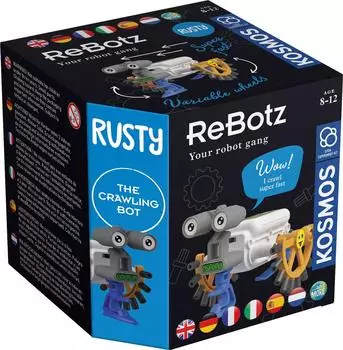 Kosmos ReBotz Rusty The Crawling Bot, Mini-Roboter zum Bauen (617059)