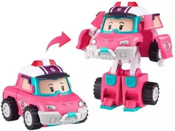 Silverlit Robocar Poli Sandy 2-in-1 verwandelbares Fahrzeug, 10cm (54160)