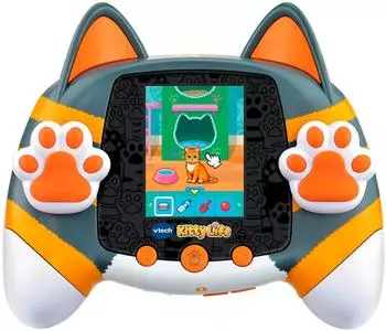 VTech Kitty Life interaktives Lernspielzeug, schwarz-orange (80-594264)