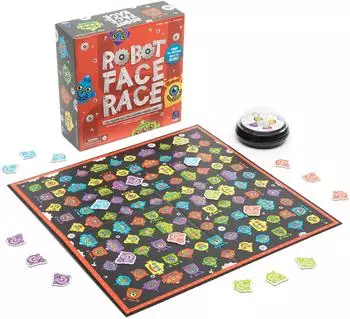 Learning Resources Robot Face Race Brettspiel, ab 4 Jahren