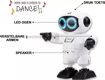 Silverlit Robo Beats Dancing Robot with Light and Sounds Effects – Silverlit Robo Beats – Tanzende Technikfaszination für die Kleinsten