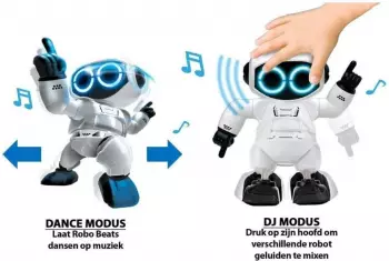 Silverlit Robo Beats Dancing Robot with Light and Sounds Effects – Sensorgesteuerte Reaktionen fördern Verständnis für Technik
